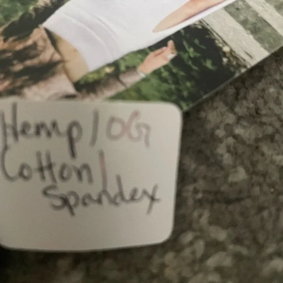 Blessed Lotus Pencil Skirt Brown organic hemp s small - Picture 5 of 6